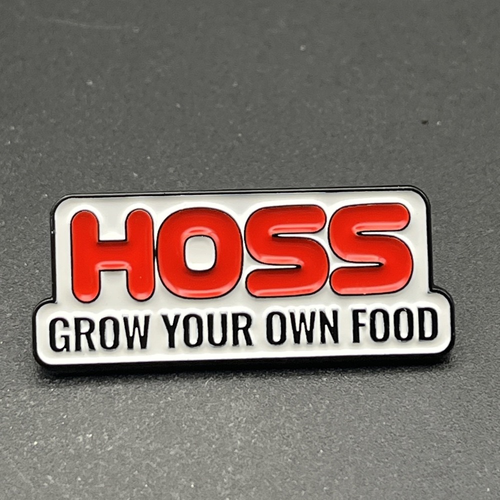 Hoss‎ Grow Your Own Food Garden Company Lapel Hat Pin
